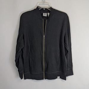 Adidas 'the brand with 3 stripes' full zip jacket